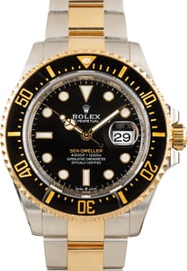 Pre-Owned Rolex Sea-Dweller Black Chromalight Dial Ref 126603