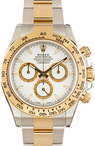 Pre-Owned White Dial Rolex Cosmograph Daytona Ref 126503