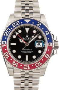 Pre-Owned Rolex GMT-Master II Ref 126710BLRO Red & Blue Pepsi