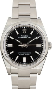 Used Rolex Oyster Perpetual Ref 126000 Black Index Dial