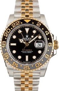 Pre-Owned Zombie Rolex GMT-Master II Ref 126713GRNR Black Dial