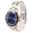 Rolex Steel and Gold Submariner 16613 Blue
