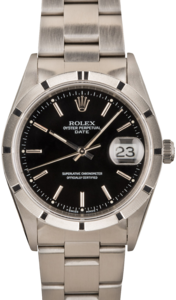 Rolex Date 15210 Black Dial