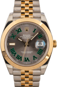 Rolex Datejust 41 Ref 126303 Wimbledon Dial