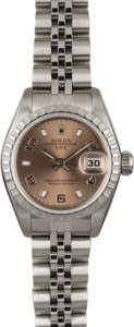 Rolex Date 79240 Salmon Dial