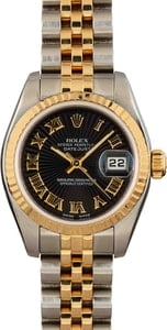 Ladies Rolex Datejust 179173 Black Dial