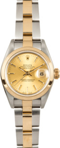 Ladies Rolex Datejust 79163 Champagne Dial