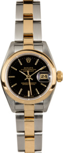 Ladies Rolex Datejust 79163 Two Tone 100% Authentic
