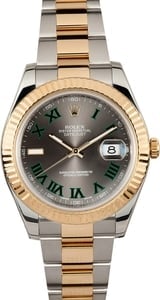 Rolex Datejust II 116333 Slate Dial - Certified Pre-Owned
