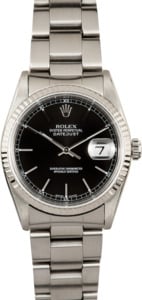 Rolex Datejust Black Dial 16234