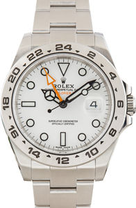 White Polar Dial Rolex Explorer II Ref 216570
