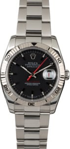 PreOwned Rolex Datejust Turn-O-Graph 116264 Black Dial