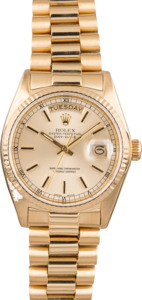 Pre Owned Rolex Presidential Day-Date 18038