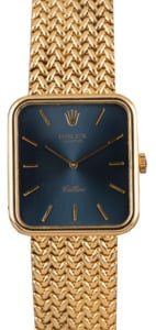 Pre-Owned Rolex Cellini 4332 Blue Dial