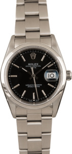Pre-Owned Rolex Date 15200 Black Dial T
