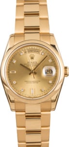 Pre-Owned Rolex Day-Date 118208 Diamond Dial