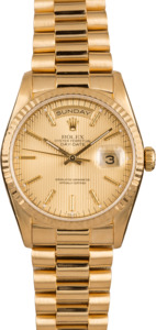 Pre-Owned Rolex 36MM President 18238