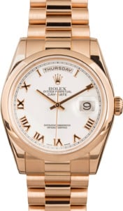 Rolex Presidential Day-Date Rose Gold 118205