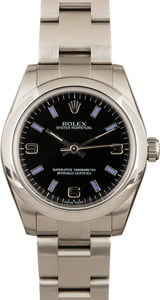 Rolex Oyster Perpetual 31mm 177200 Black Dial