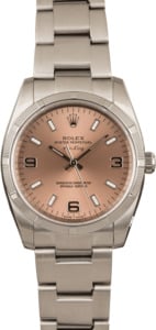 Pre-Owned Rolex Air King 114210 Pink Dial