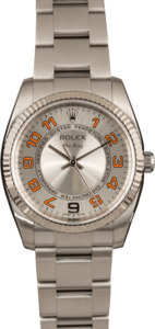 Rolex Air-King 114234 Silver Concentric Arabic Dial