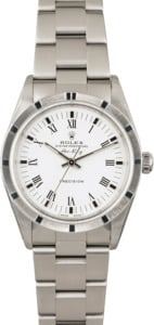 Used Rolex Air King 14010 White Dial