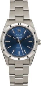 PreOwned Rolex Air-King 14010 Blue Index Dial