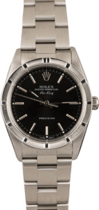 Pre Owned Rolex Air-King 14010 Black Dial
