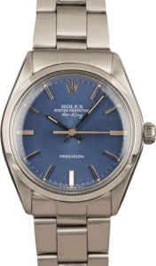 Rolex Air-King 5500 Blue Index Dial