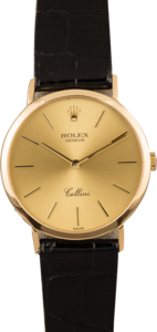 Pre-Owned Rolex Cellini 4112 Champagne Dial