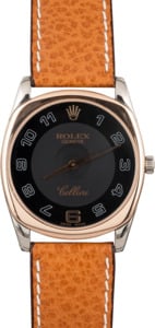 Pre-Owned Rolex Cellini 4233 Black Arabic Dial t