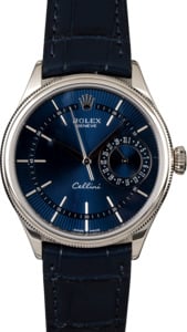 Rolex Cellini 50519 Blue Guilloche Dial