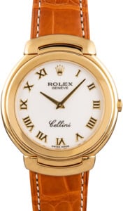 Rolex Cellini 6623 White Roman Dial