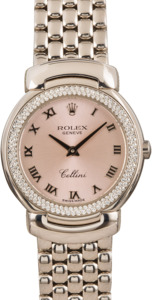 Ladies Rolex Cellini 6673 White Gold