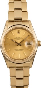 Pre-Owned Rolex Date 15037 Yellow Gold Oyster T