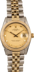 Pre-Owned Rolex Date 15053 Champagne Dial