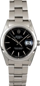 Rolex Date 15200 Steel Oyster Black Dial