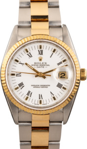 Rolex Date 15203 White Dial