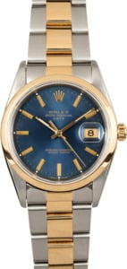 Rolex Date 15203 Blue Dial