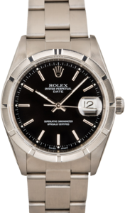 Rolex Date 15210 Black Dial