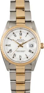Used Rolex Date 15223 Two Tone Oyster