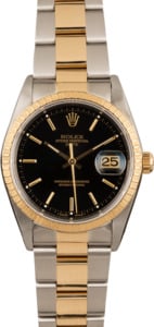 Pre Owned Rolex Date 15223 Black Dial T