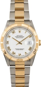 Pre Owned Rolex Datejust Thunderbird 16263 White