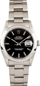 Rolex DateJust 16220 Steel Bezel
