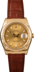 Used Rolex Datejust 116138 Yellow Gold Watch