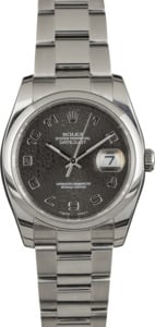 Rolex Datejust 116200 Slate Jubilee Dial