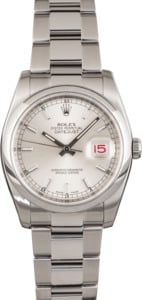 Used Rolex Datejust 116200 Silver Index Dial