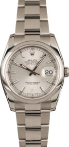 Pre-Owned Rolex Datejust 116200 Stainless Oyster