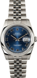 Rolex Datejust 116200 Blue 100% Authentic