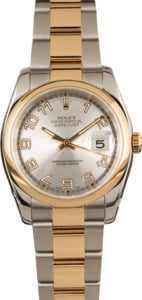 Rolex Datejust 116203 Silver Concentric Dial T